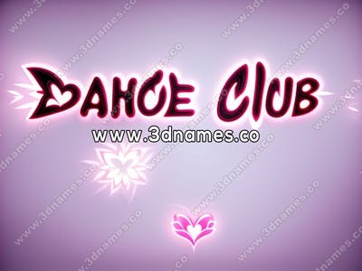 Dance Club Hearts and flowers