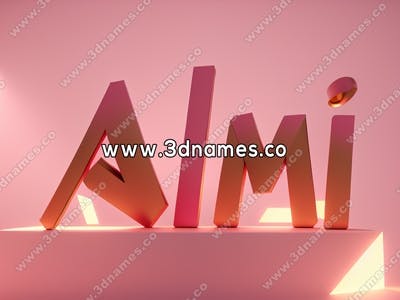Almi Gold and pink