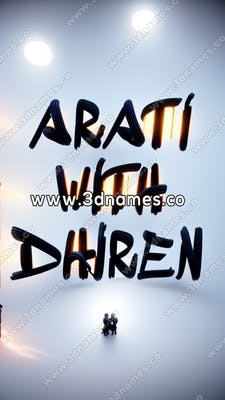 ARATI WITH DHIREN colour full