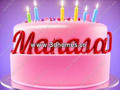 Manasa Birthday Cake