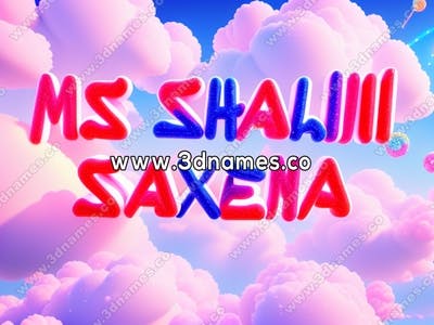 MS SHALINI SAXENA Candy Clouds