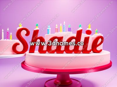 Shadie Birthday Cake